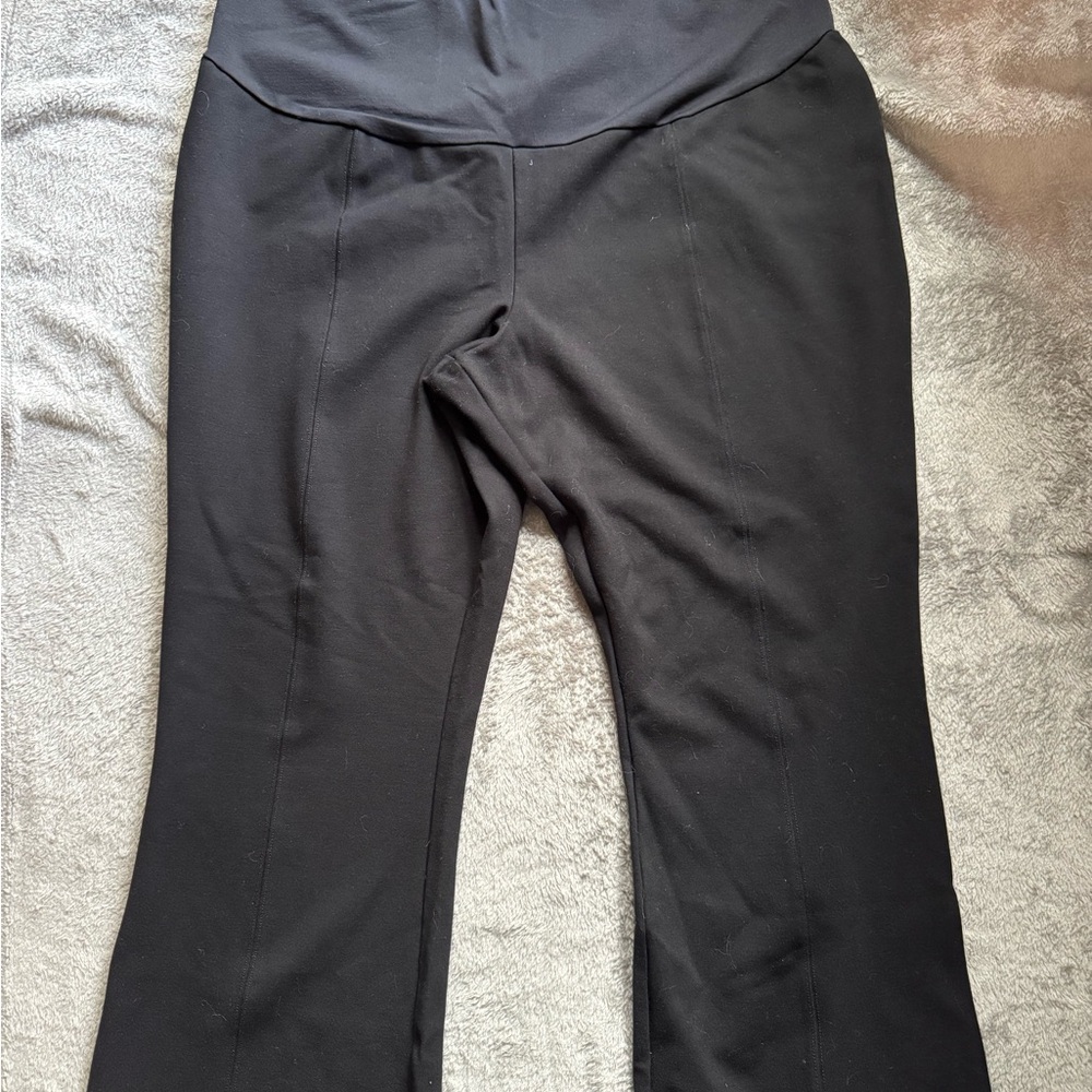 Maternity Black Flared Pants
